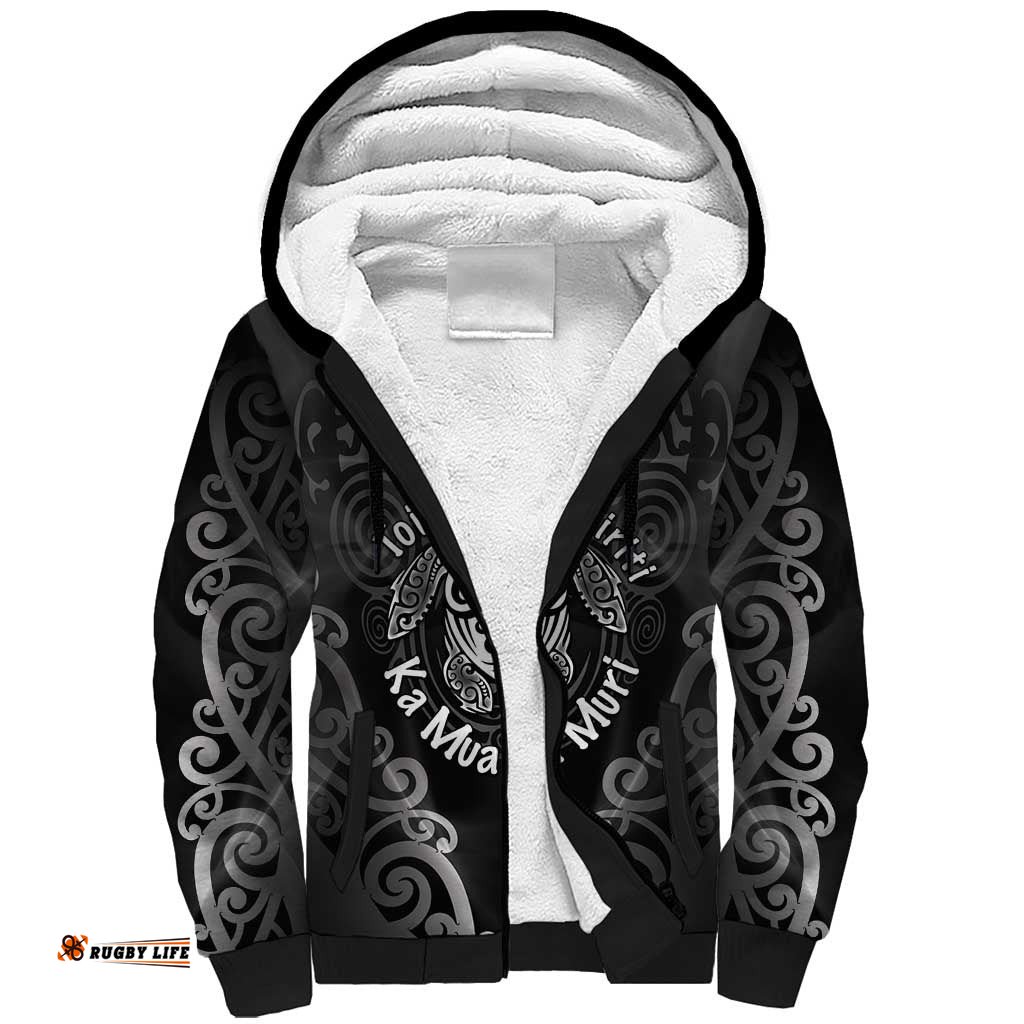 Aotearoa Toitu Te Tiriti Sherpa Hoodie Ka Mua Ka Muri LT05