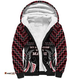 Aotearoa Sherpa Hoodie Proud To Be Maori LT05