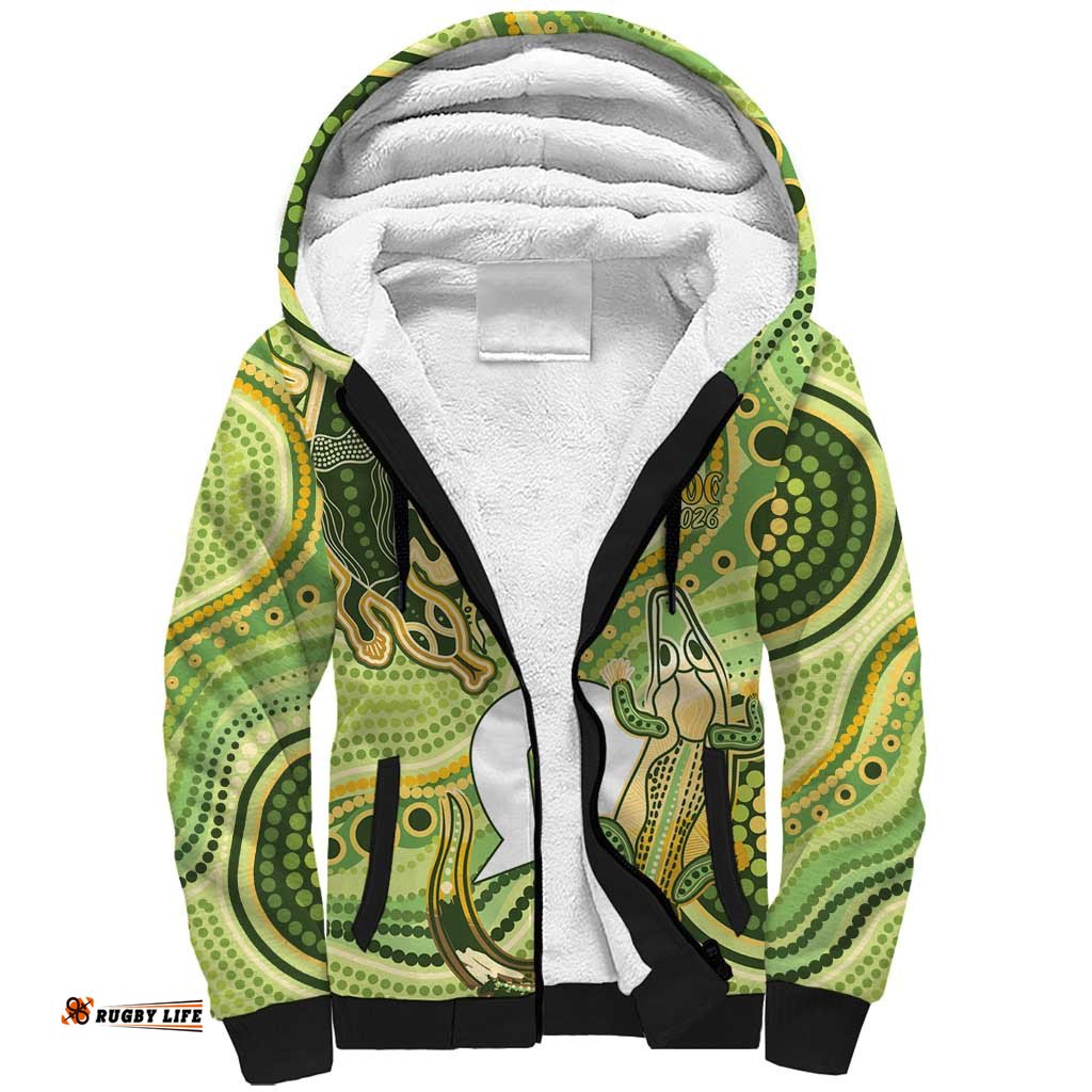 2026 NAIDOC Week 50 Years Deadly Sherpa Hoodie Flows of Time LT7