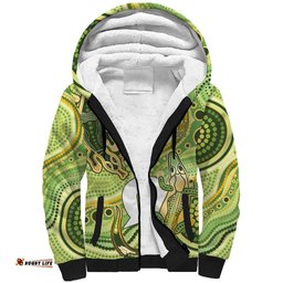 2026 NAIDOC Week 50 Years Deadly Sherpa Hoodie Flows of Time LT7
