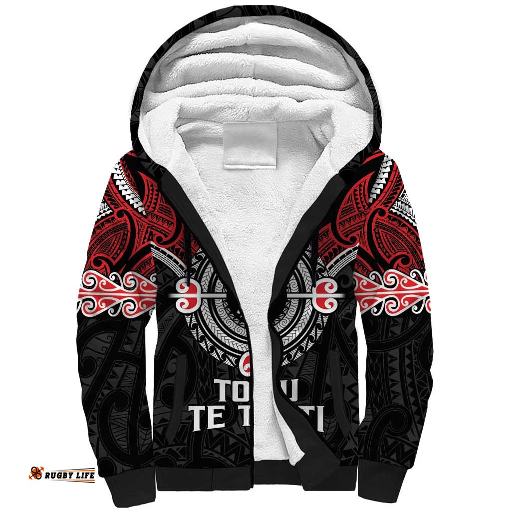 Aotearoa Proud To Be Maori Sherpa Hoodie New Zealand Fight Together LT9