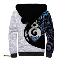 Aotearoa Pikorua Sherpa Hoodie NZ Twist - Bond And Love LT14