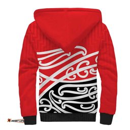 All Red New Zealand Kowhai Ngutukak Sherpa Hoodie LT9