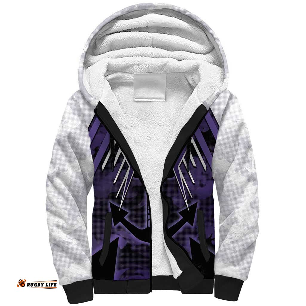 Custom Fremantle Football Sherpa Hoodie Dockers Anchor Sporty Style DT05