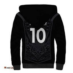 Custom Aotearoa Rugby Sherpa Hoodie The Blacks-Sporty T90 Style LT03