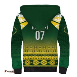 Cook Islands Rugby Custom Sherpa Hoodie Kuki Avaiki LT7