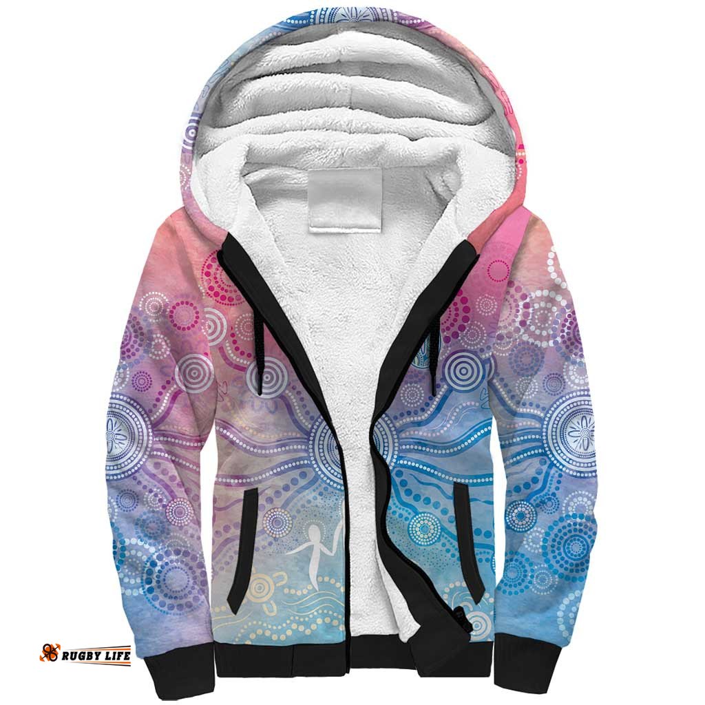 Australia NAIDOC Week 2026 50 Years Deadly Sherpa Hoodie Celestial Glows LT7