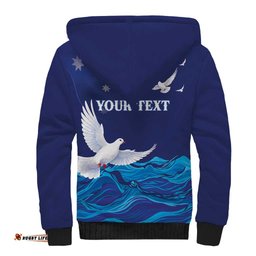Bondi Beach Pray For Australia Personalised Sherpa Hoodie LT9