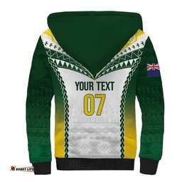 Cook Islands Rugby Custom Sherpa Hoodie Kuki's Aitu Champions LT7