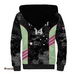 Custom Australia Matildas 2026 Sherpa Hoodie Come On Aussie Grunge Style LT14