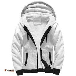 Custom New Zealand Football Sherpa Hoodie The Whites-Sporty T90 Style LT03