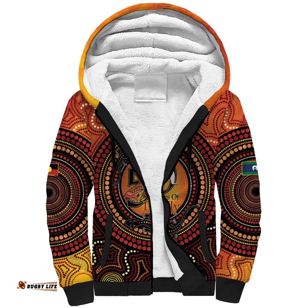 NAIDOC Week 2026 Personalised Sherpa Hoodie 50 Years of Deadly Lizard Kangaroo Aboriginal Art LT14