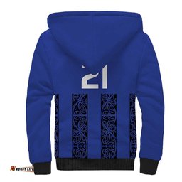 Custom Oceania Football NZ Auckland Sherpa Hoodie Maori Tribal Pattern LT9
