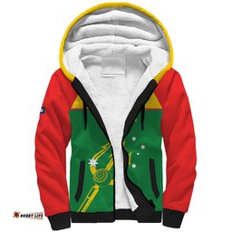 Custom Tasmania Bowls Australia Sherpa Hoodie Go Tasmanian Tridents LT14