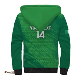 Custom Ireland Cricket Sherpa Hoodie Irish Celtic Knot - National Color LT14