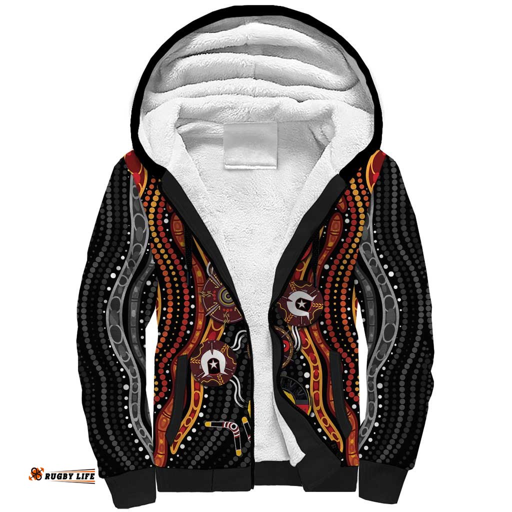 NAIDOC Week 2026 Sherpa Hoodie Together We Rise Together We Stay Deadly LT9