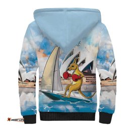 Personalised Australia Sailing Sherpa Hoodie Life Is Better On A Boat LT14