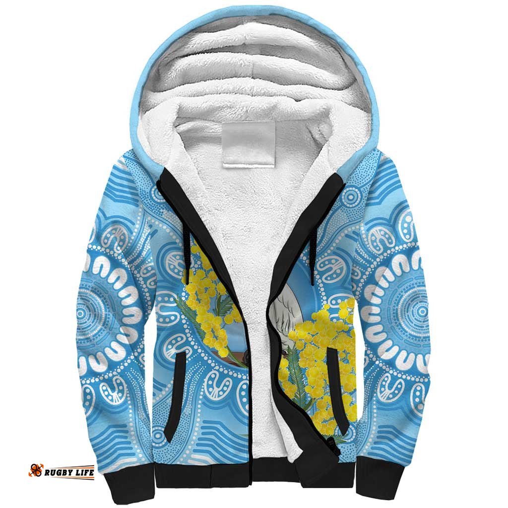 World Diabetes Day Australia Sherpa Hoodie Yellow-crested Cockatoo Golden Wattle Aboriginal LT14