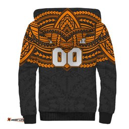 Personalized GWS Giants Sherpa Hoodie Polynesian Tribal Pattern Heritage Football TS04