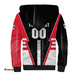 Personalized St Kilda Saints Sherpa Hoodie Modern Geometric Sports Graphic Style TS04