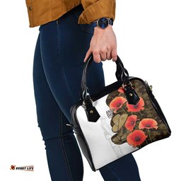 Australia ANZAC Day Shoulder Handbag Boots And Slouch Hat Lest We Forget LT14