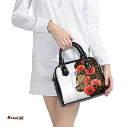 Australia ANZAC Day Shoulder Handbag Boots And Slouch Hat Lest We Forget LT14