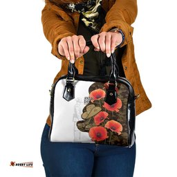 Australia ANZAC Day Shoulder Handbag Boots And Slouch Hat Lest We Forget LT14
