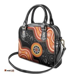 Australia Aboriginal Art Shoulder Handbag Indigenous Proud LT14