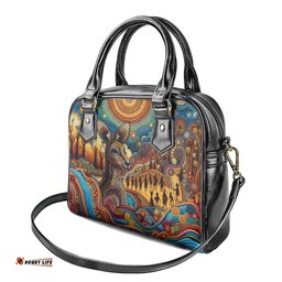 Aboriginal Dreamtime Stories Land Shoulder Handbag LT9