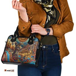 Aboriginal Dreamtime Stories Land Shoulder Handbag LT9