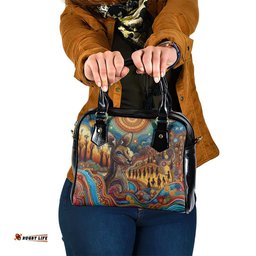 Aboriginal Dreamtime Stories Land Shoulder Handbag LT9