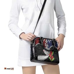 Aotearoa and Samoa Mo Te Tiriti Shoulder Handbag Tangata Moana Stand with Tangata Whenua LT9