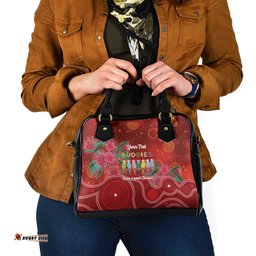 Australia Budgerigar Christmas Personalised Shoulder Handbag Budgies Hakea Have A Good Chrissie LT14