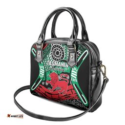 Australia Tasmania State Shoulder Handbag Ubertas et Fidelitas LT9