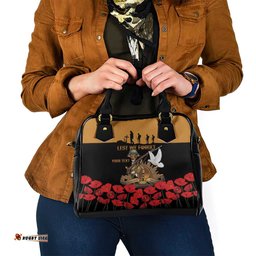 Australia ANZAC Day Personalised Shoulder Handbag Honouring The Animals That Served LT9
