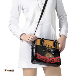 Australia ANZAC Day Personalised Shoulder Handbag Honouring The Animals That Served LT9