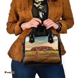 Australia Personalized Shoulder Handbag Uluru Scenery LT7