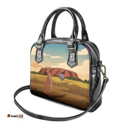 Australia Personalized Shoulder Handbag Uluru Scenery LT7