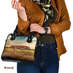 Australia Personalized Shoulder Handbag Uluru Scenery LT7