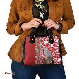 Blue Galah Mutation Christmas Australia Shoulder Handbag Falalalala Galalah Bottlebrush Red Aboriginal Art LT14