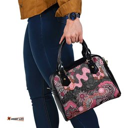 Australia NAIDOC Week 2026 Shoulder Handbag Aboriginal Contemporary Art LT7