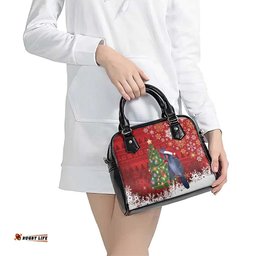Australia Palm Cockatoo Christmas Shoulder Handbag Goliath Cockatoo Santa Merry Chrissie LT14
