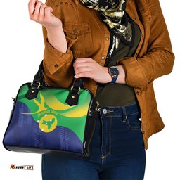 Australia Christmas Island Shoulder Handbag Wilayah Pulau Krismas Flag Color LT14
