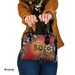 Australia Indigenous NAIDOC Week 2026 Shoulder Handbag 50 Years Of Deadly LT05