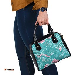 Australia Hereditary Cancer Awareness Shoulder Handbag Aboriginal Butterflies LT7