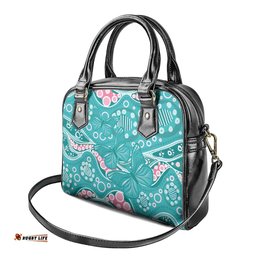 Australia Hereditary Cancer Awareness Shoulder Handbag Aboriginal Butterflies LT7