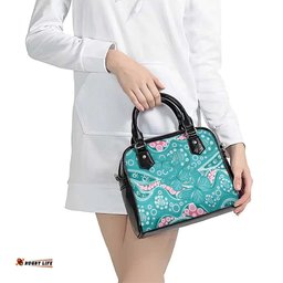 Australia Hereditary Cancer Awareness Shoulder Handbag Aboriginal Butterflies LT7