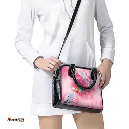 Australia Fight Cancer In All Colors Shoulder Handbag Galah Pink Tie Dye LT7