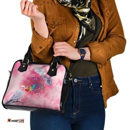 Australia Fight Cancer In All Colors Shoulder Handbag Galah Pink Tie Dye LT7