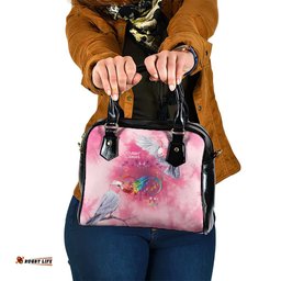 Australia Fight Cancer In All Colors Shoulder Handbag Galah Pink Tie Dye LT7